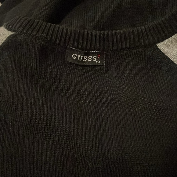 Gap Black and Gray Sexy Bodycon Mini Club Shirtdress Colorblock Gray and Black - Picture 5 of 6